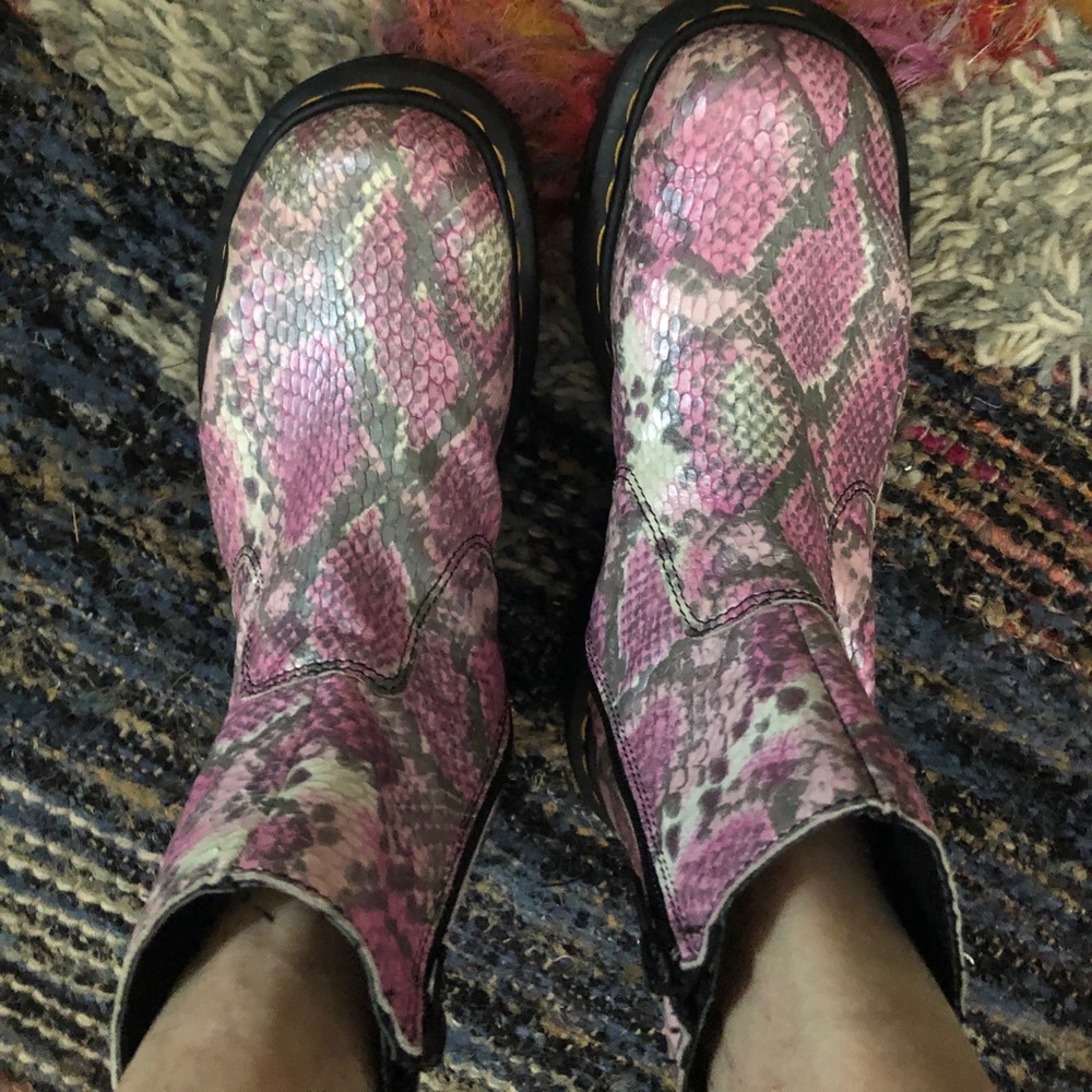 Vintage Doc’s 1990’s Vegan Snakeskin Boots